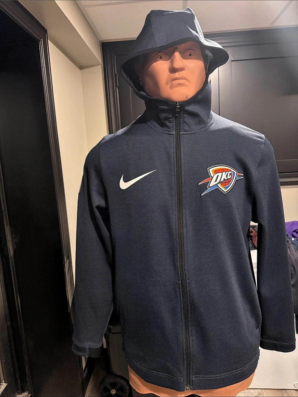 Nike Oklahoma City Thunder Nike Showtime Therma Flex Performance Full-Zip Hoodie
